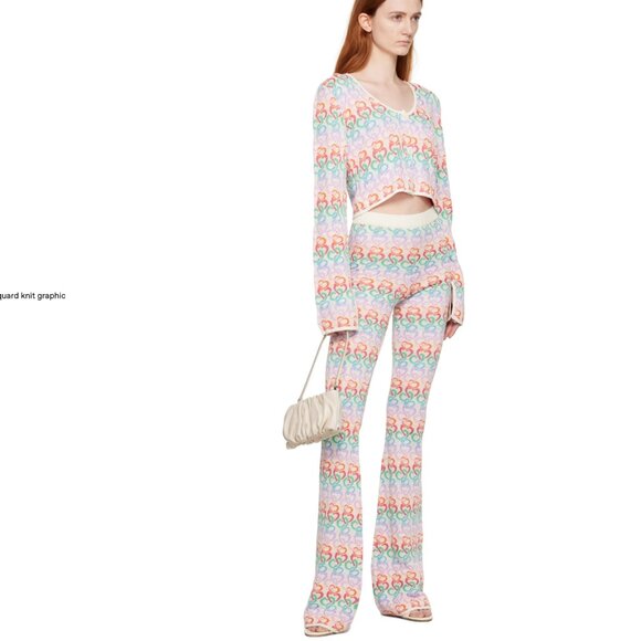 Marco Rambaldi Multicolor Heart Pants Size small (26) - Picture 1 of 3